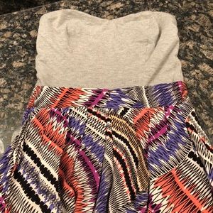 Strapless dress set of 3